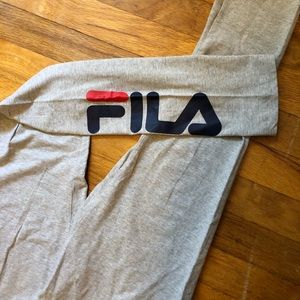 NWOT Fila cotton grey leggings